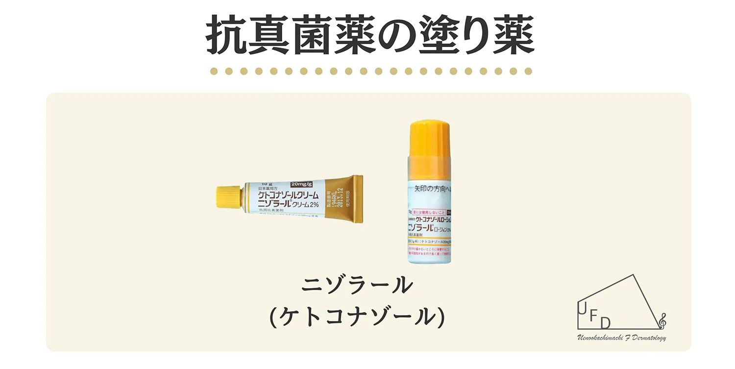 抗真菌薬の塗り薬